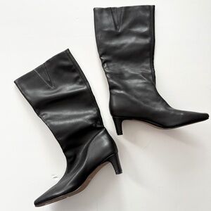Splendid black vegan leather boots